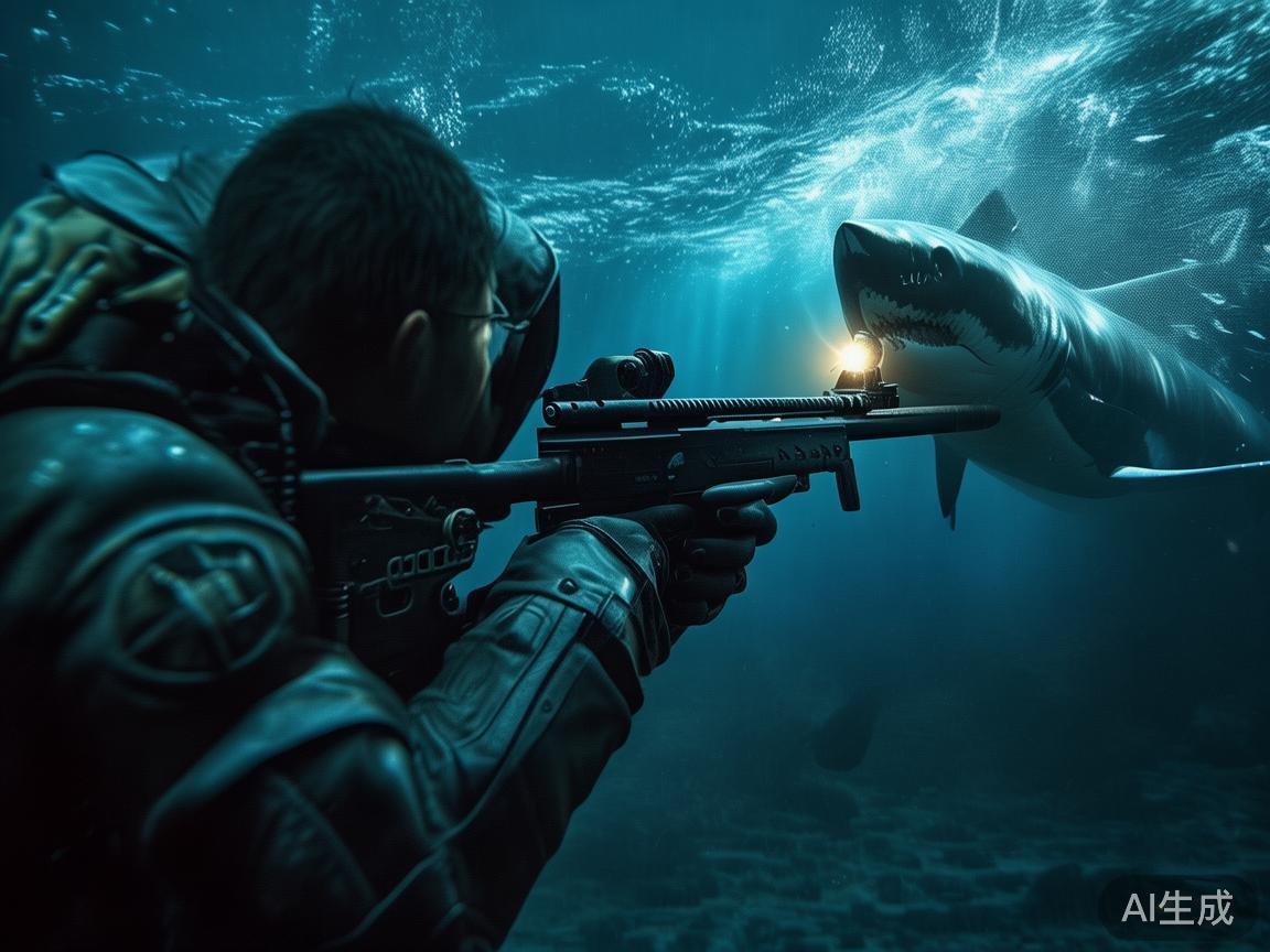 击败鲨鱼的关键在于高效、精准的射击。在游戏过程中，